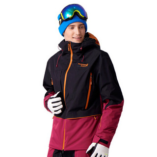 Running river奔流极限 新款户外保暖防水透气经典款双板男式滑雪服套装上衣夹克N7458N 228蓝色 L