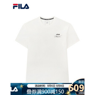 FILA x 3.1 Phillip Lim斐乐男子短袖T恤 2020夏款高端联名半袖服 香槟白-IV 175/96A/L