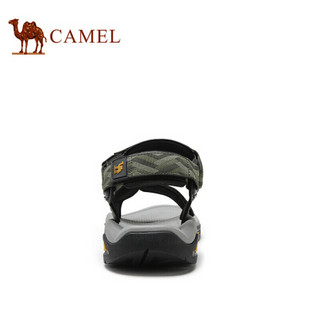 骆驼（CAMEL） 户外防滑沙滩运动潮流休闲凉鞋 A022162747 军绿 39