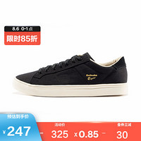 Onitsuka Tiger鬼塚虎休闲鞋李宇春同款男女板鞋小白鞋LAWNSHIP 1183A240 黑色 39.5