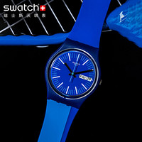 斯沃琪 Swatch 瑞士手表 2020年春季 2020 东京奥运 简约双历石英男女表GZ708