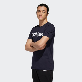 阿迪达斯官方 adidas neo M CE TEE 男子短袖上衣DW7914 传奇墨水蓝/白 A/S(175/92A)