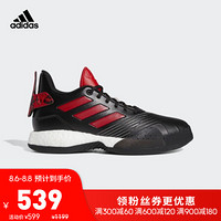 阿迪达斯 adidas官方 TMAC Millennium 男子场上篮球鞋G26952 一号黑/浅猩红/固态灰 42.5(265mm)