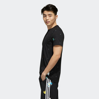 阿迪达斯官方 adidas neo x Pokémon联名系列 男子T恤FM0315 黑色 A/XS(170/88A)