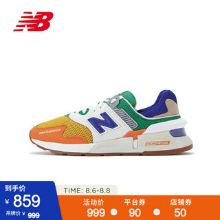 New Balance NB官方2020新款男款女款997S复古休闲鞋 黄色/白色 MS997JHX 41.5