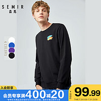 森马 Semir圆领卫衣男潮ins秋季外套新款潮牌宽松韩版长袖男生潮春秋装