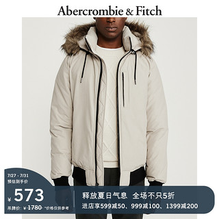 Abercrombie＆Fitch男装仿羊羔绒内衬精品飞行员夹克 301699-1 AF