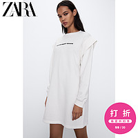 ZARA【打折】TRF 女装 印字绒布连衣裙 01501301251