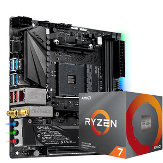 玩家国度ROG STRIX B450-I GAMING主板+AMD 锐龙7(r7) 3700X CPU处理器 板U套装 CPU主板套装