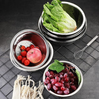 美厨(maxcook)菜盆调料盆 味斗 加厚不锈钢 (和面 洗菜 拌沙拉 腌肉) 味斗26CM(MCWA-015)