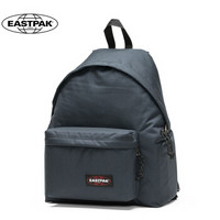 EASTPAK新款纯色经典系列双肩包 时尚简约韩版旅行背包潮 侧面隔层电脑包 牛仔灰EK898154 *2件