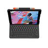 logitech 罗技 ik1055BK iPad 10.2英寸 蓝牙键盘保护套 黑色