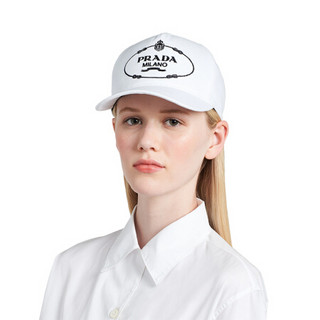 普拉达 PRADA 徽标装饰棒球帽 1HC179_2DB1_F0964 M