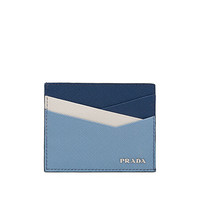 普拉达 PRADA Saffiano 皮革卡片夹 2MC223_2DER_F0NX1