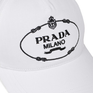 普拉达 PRADA 徽标装饰棒球帽 1HC179_2DB1_F0964 M