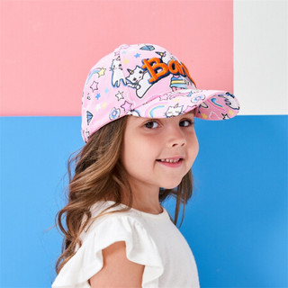 澳洲BANZ男童女童新款帽子运动帽鸭舌帽棒球帽户外休闲遮阳帽太阳帽亲子户外 儿童款-粉独角兽（橙色）