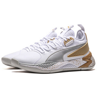 PUMA 彪马 男子 篮球系列 Uproar Hybrid Court Core 运动 篮球鞋 192775 09 白/金 40.5码 UK7码