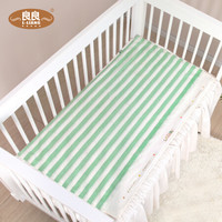 L-LIANG 良良 婴儿凉席新生儿宝宝凉席幼儿园席子天丝麻凉席绿色130*70cm