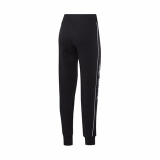 Reebok运动经典 CL F LINEAR PANTS女子休闲长裤 GJR59 FK2788_黑色 A/XL