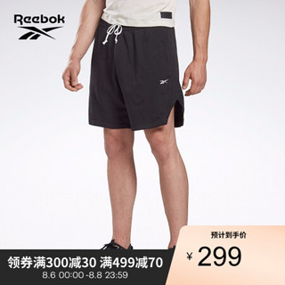 Reebok锐步健身LM Terry Short莱美男子夏季短裤五分裤GE1011 GE1011_黑色 A/L