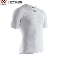 X-BIONIC 4.0激能 轻量速干健身运动圆领压缩衣紧身衣短袖T恤 男款 极地白/云石灰 S
