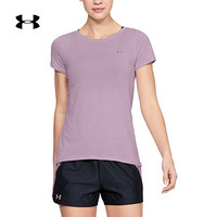 安德玛官方UA Armour女子运动短袖T恤Under Armour1328964 紫色694 XS