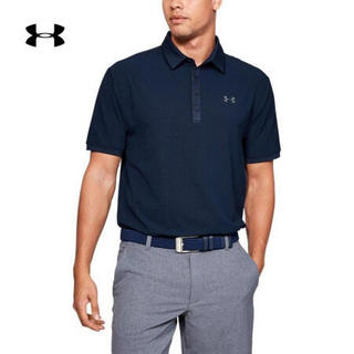 安德玛官方UA Playoff男子运动Polo衫Under Armour1327038 深蓝色408 S