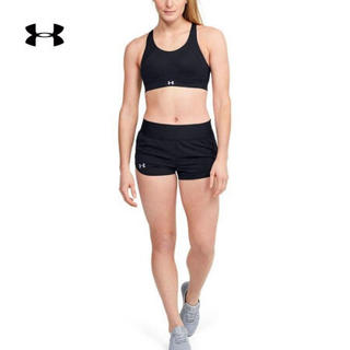 安德玛官方UA Speedpocket女子运动短裤Under Armour1323872 黑色001 M