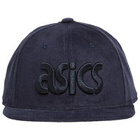 ASICS亚瑟士帽子女帽棒球帽可调节纯棉鸭舌帽3193A072 Midnight OS