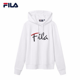 FILA 斐乐 女子运动卫衣 F51W048203F-WT 标准白 M