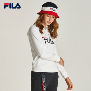 FILA 斐乐 女子运动卫衣 F51W048203F-WT 标准白 M