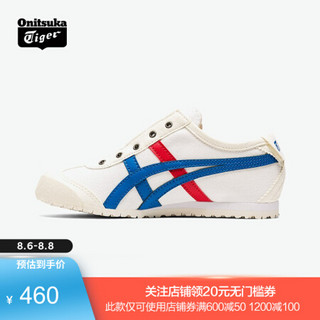 Onitsuka Tiger鬼塚虎懒人鞋童鞋 男女中童鞋 MEXICO 66 SLIP-ON PS 白色 30