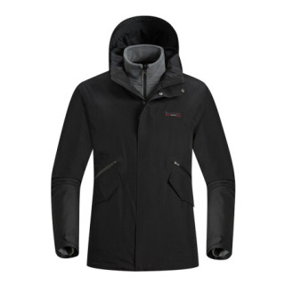 northland 诺诗兰 男子三合一冲锋衣 nwjat5606e 纯黑色 l【报价 价格