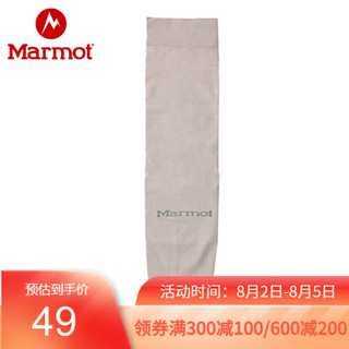 Marmot/土拨鼠20春夏运动时尚护臂冰感套袖男女情侣款户外 钢铁灰1862 均码