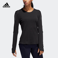 阿迪达斯官网adidas OWN THE RUN LS女装跑步运动圆领套头长袖T恤DQ2616 如图 L