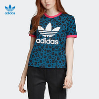 阿迪达斯官方 adidas 三叶草 AOP TEE 女子短袖上衣ED4781 如图 36