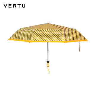 VERTU 纬图经典老花系列遮阳防晒防紫外线晴雨伞两用 黄色