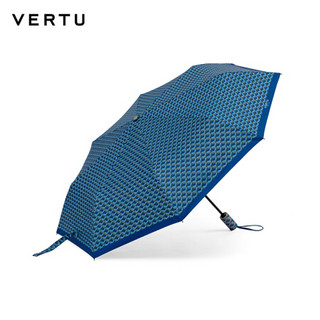 VERTU 纬图经典老花系列遮阳防晒防紫外线晴雨伞两用 蓝色