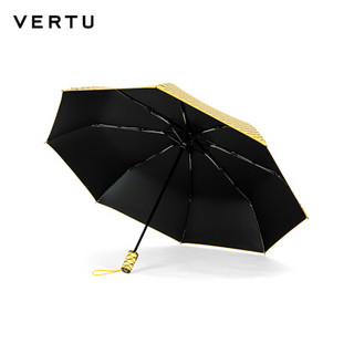 VERTU 纬图经典老花系列遮阳防晒防紫外线晴雨伞两用 黄色