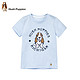 京东PLUS会员、历史低价：Hush Puppies 暇步士 儿童短袖印花T恤