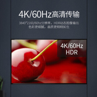 绿联 HDMI2.0分配器一进四出 1进4出4K60Hz高清视频分屏器 笔记本电脑接电视投影仪一分四 2.0分配器