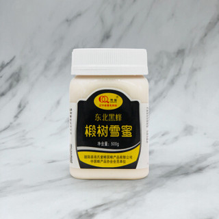 清风岭 东北黑蜂 椴树雪蜜 长白山脉椴树蜜  500g  无农残 无污染 500g 瓶装