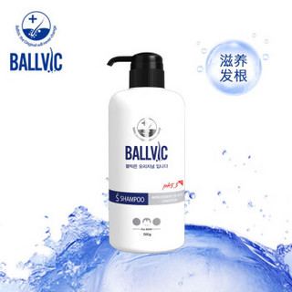 BALLVIC 男士洗发水500g 洗发露修护滋养 无脱发成分 博碧