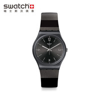 斯沃琪（Swatch）瑞士手表 原创系列简约时尚夜光石英男女手表GB430