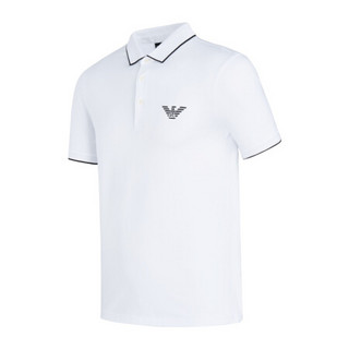 EMPORIO ARMANI阿玛尼EA奢侈品男装20春夏男士POLO衫 3H1FM0-1JCQZ WHITE-F153 XXL