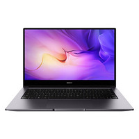 HUAWEI 华为 MateBook D14 锐龙版 R5 4000系列 14.0英寸 商务本 深空灰 (锐龙R5-4500U、核芯显卡、16GB、512GB SSD、1080P、IPS、60Hz、NblL-WFP9)