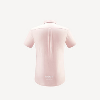 HLA 海澜之家 男士短袖衬衫 HNECJ2R036A 粉红 4XL