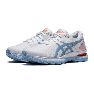 ASICS/亚瑟士 2020秋冬女子旗舰款缓震透气跑鞋 GEL-NIMBUS 22 1012A587 白色 38