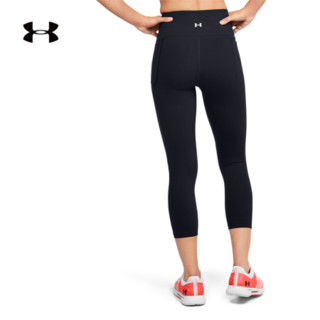 安德玛 官方UA Meridian女子运动紧身中裤Under Armour1355915 黑色001 M