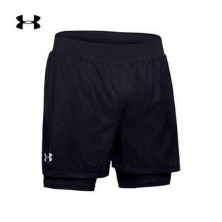 安德玛官方UA Qualifier男子运动跑步短裤Under Armour1355449 黑色001 L